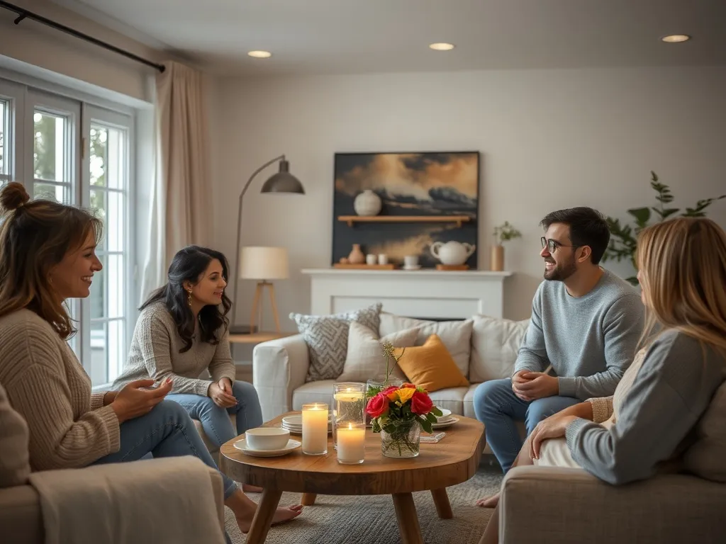 Rustic table styling